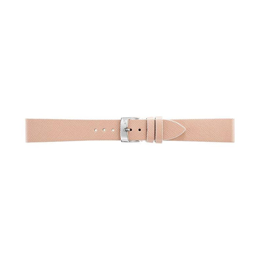 MORELLATO leather watch strap Mod. A01X5393D16087CR18 in beige, made in Italy, showcasing high-quality craftsmanship.