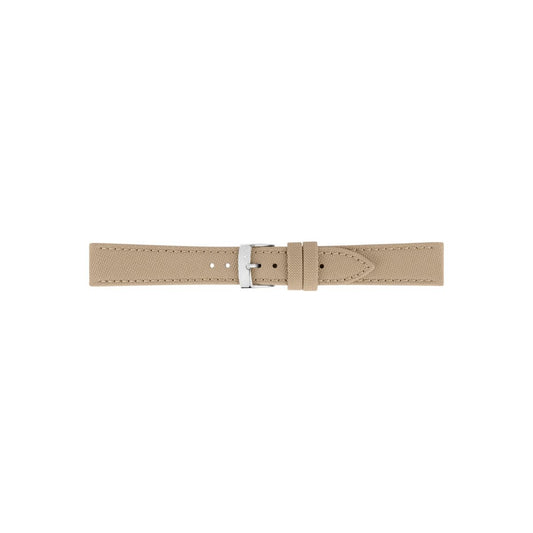 Morellato leather watch strap, model A01X5446D25027CR20, made in Italy, beige color, compatible with Morellato watches.