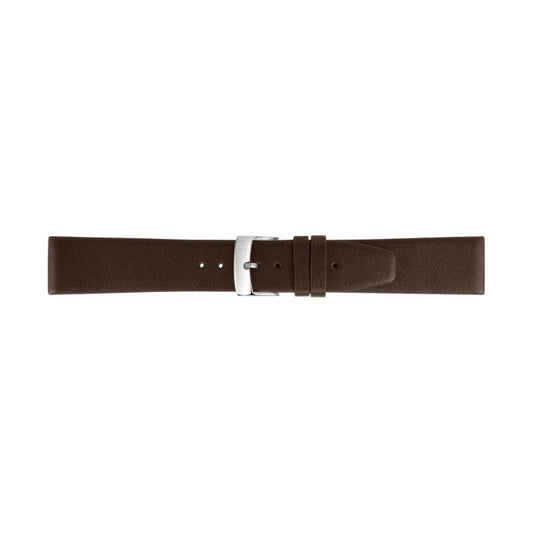 Brown Morellato leather watch strap, model A01X5479D36032CR18, made in Italy.