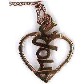 AMBROSINI JEWELS - PENDENTE ARGENTO 925° cuore finitura lucida rosé PENDANT AMBROSINI JEWELS Black