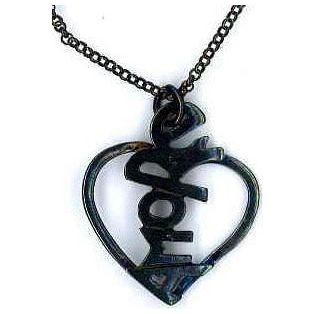 AMBROSINI JEWELS - PENDENTE ARGENTO 925° cuore finitura brunita lucida PENDANT AMBROSINI JEWELS Black