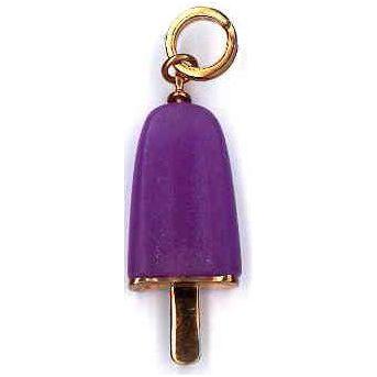 AMBROSINI JEWELS -  PENDENTE ARGENTO 925°  ghiacciolo finitura rosé pietra viola medio (29.5x13 mm) PENDANT AMBROSINI JEWELS Dark Slate Blue