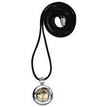 MORELLATO GIOIELLI BRIGHTLIGHT Collection Mod. QUESTION MARK Round IP Yellow Gold DESIGNER FASHION JEWELLERY MORELLATO GIOIELLI Black