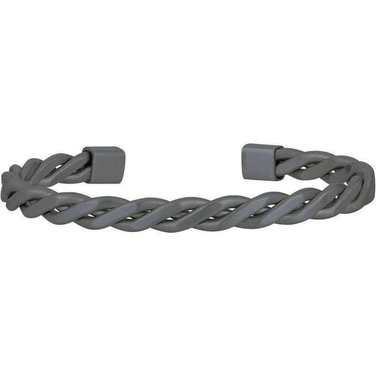 BREIL JEWELS Mod. TWINE Size M Bracelet BREIL GIOIELLI Dim Gray