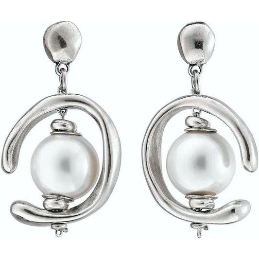 ORECCHINI UNO DE 50 MOD. UD_PEN0444BPLMTL0U DESIGNER FASHION JEWELLERY UNOde50 Light Gray